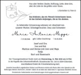eine Anzeige